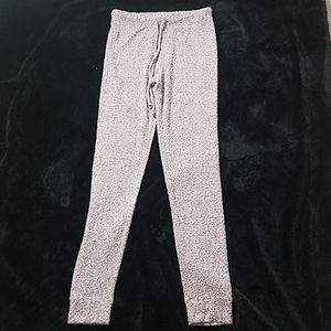 Express red and white marled jogger sweatp…